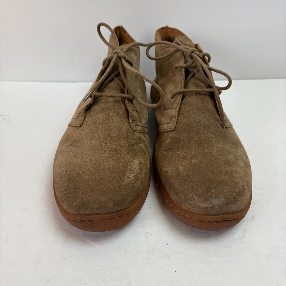 Born Chuka Boots Tan Brown Suede Leathef Lace-up Men’s size 11